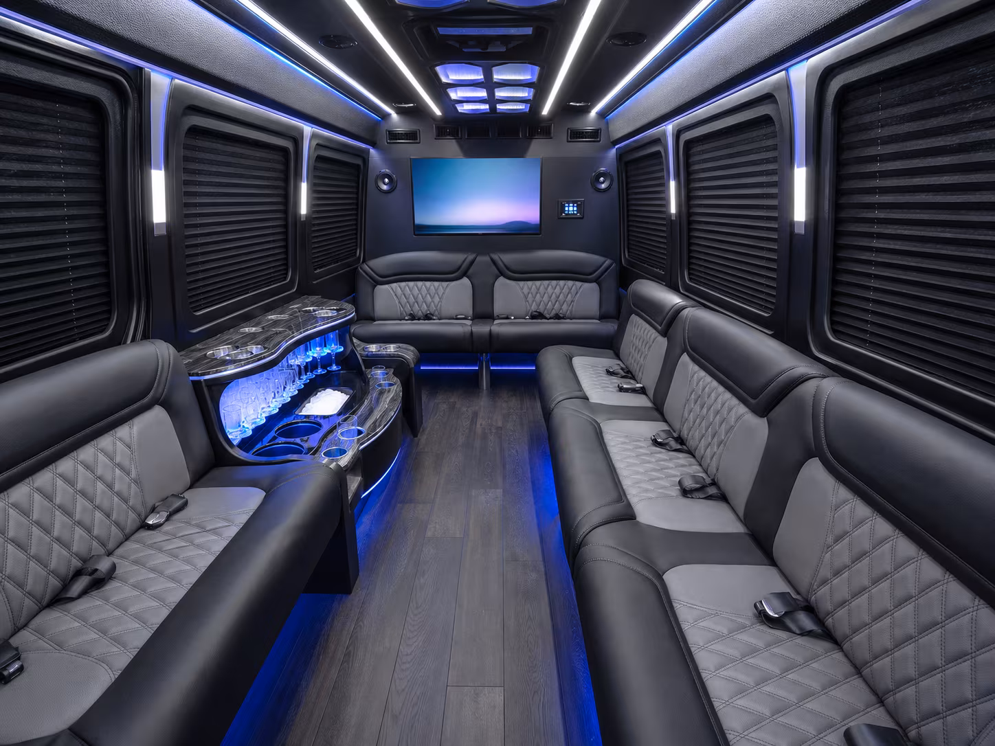 jonesboro wedding transportation onboard seating