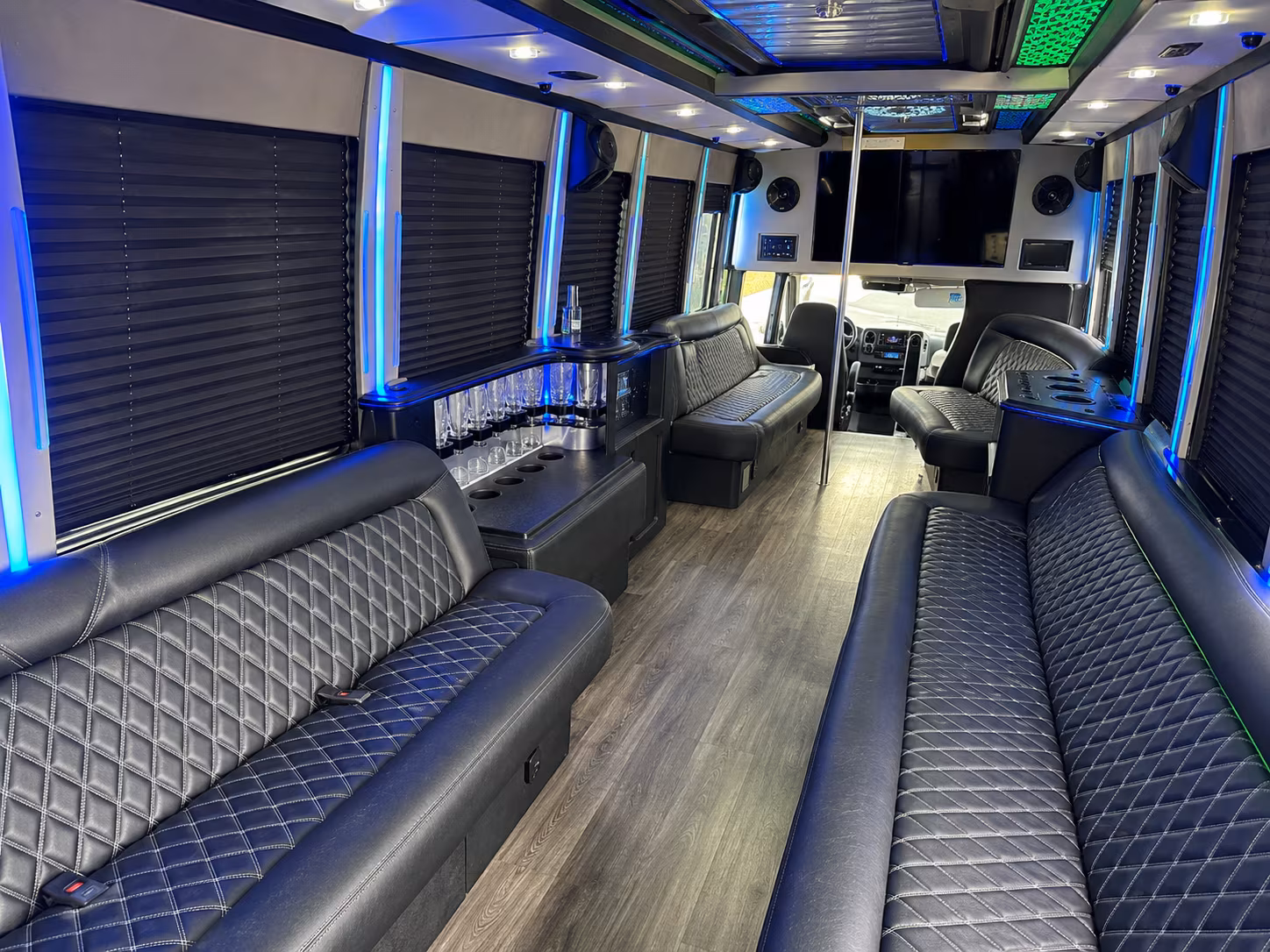 party buses for tailgates pregames and the ride home